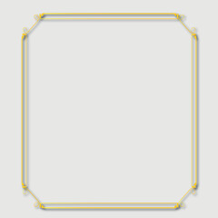 Frame, in the style of an ornament, Vector illustration eps 10, Art.
