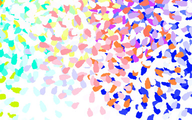 Light Green, Red vector texture with abstract forms.