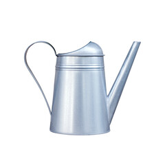 Metal watering can isolated cutout - obrazy, fototapety, plakaty