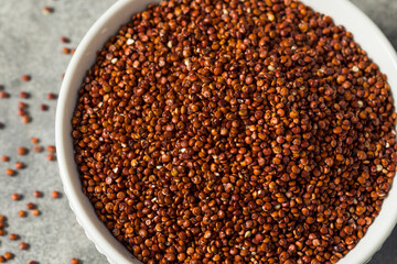 Raw Organic Red Quinoa Seed