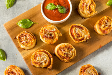Homemade PIzza Roll Appetizers
