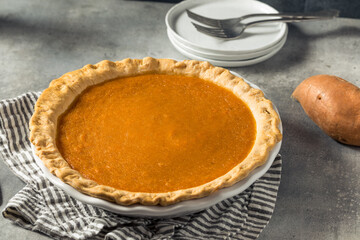 Homemade Sweet Potato Thanksgiving Pie