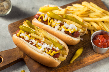 Homemade Chicago Style Depression Dog