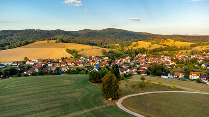 Spätsommerwanderung durch die schöne Natur von Schmalkalden - Thüringen - Deutschland
