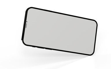 realistic smartphone template mockup for user experience presentation