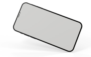Modern frameless smartphone Mock up