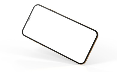 Modern frameless smartphone Mock up