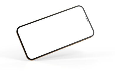 Modern frameless smartphone Mock up