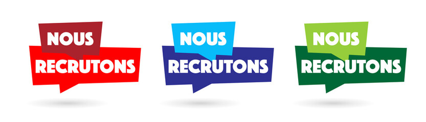 Nous recrutons