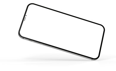 realistic smartphone template mockup for user experience presentation