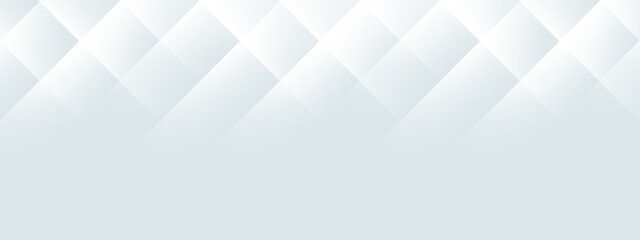 Fototapeta premium Abstract White geometric background vector design