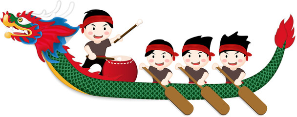 Dragon boat festival traditional races