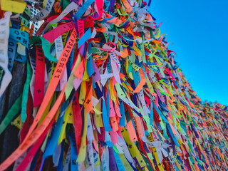 ribbons in the Church of Bonfim, in Salvador, Bahia