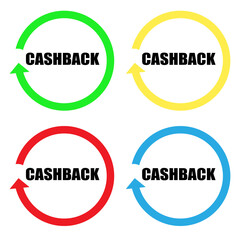 Cashback badge. Money refund. Financial services. jpeg illustration on white background Cash back service, financial payment label jpg
 