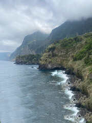 Atlantik Küste von Madeira, Portugal