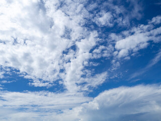 Image of the sky, clouds. Natural background
