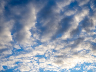 Image of the sky, clouds. Natural background