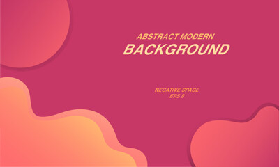 Abstrack Modern Background with Negative Space