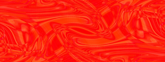 Abstract red liquid marble pattern,  oil painted red abstract background, swirl wave lines with fluids marble, geometrical wave line liquid marble background. red background for design and wallpaper.