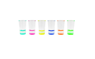 Small colored shot glasses - 530644697