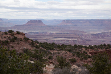 Rock formations in the Utah Landscape