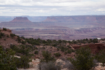 Rocky landscape from the southwest