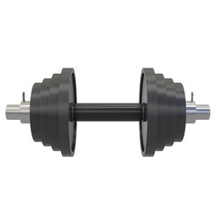 Barbell isolated on background