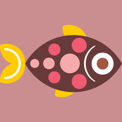 Obraz premium Animal flat icon vector illustration