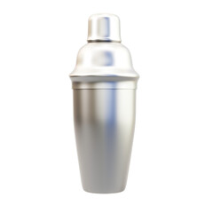 Cocktail shaker isolated on background