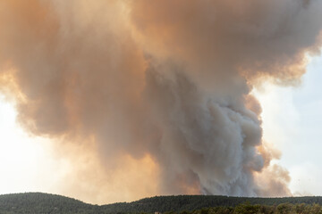 Forest fire wreaks havoc on causse de sauveterre.