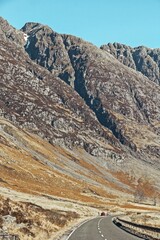 glen coe scotland glencor highlands  - obrazy, fototapety, plakaty
