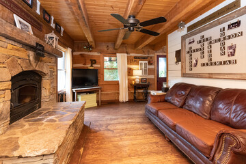 cabin living room