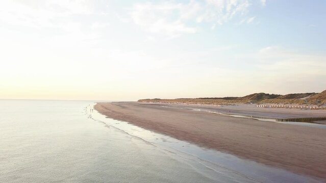Strand von Zeeland, Holland, Niederlande