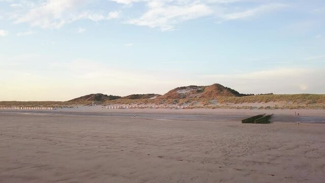 Strand von Renesse, Zeeland, Holland, Niederlande