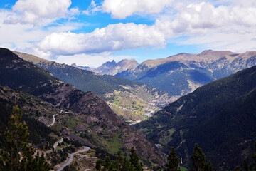 landscape in the mountains
