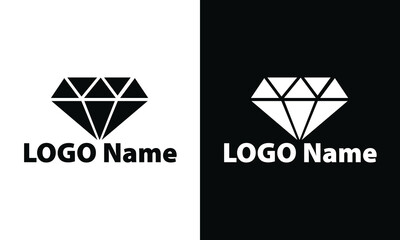 diamond logo design icon set template vector Vintage logotype illustration 