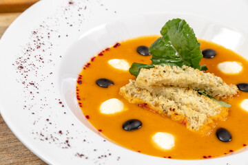 variety of soups and creams from Colombia