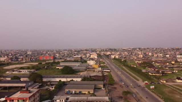 Douala - Cameroun / Cameroon - Central Africa -  City - Shot taken with drone