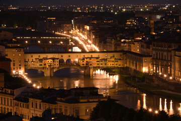 Anochece en Florencia