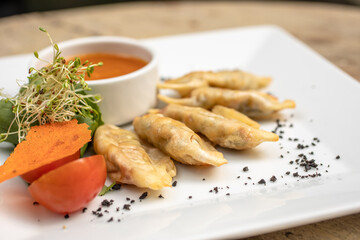 Vegetarian dishes such as salads, quinoa, avocado, vegetables and wraps