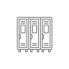 School, Search concept line icon. Simple element illustration. School, Search concept outline symbol design from education set. Can be used for web and mobile