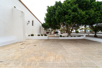 Streets of the historic center of the Teguise village. Until 1852, Teguise was the capital of the...