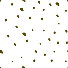 seamless pattern with drops of rain