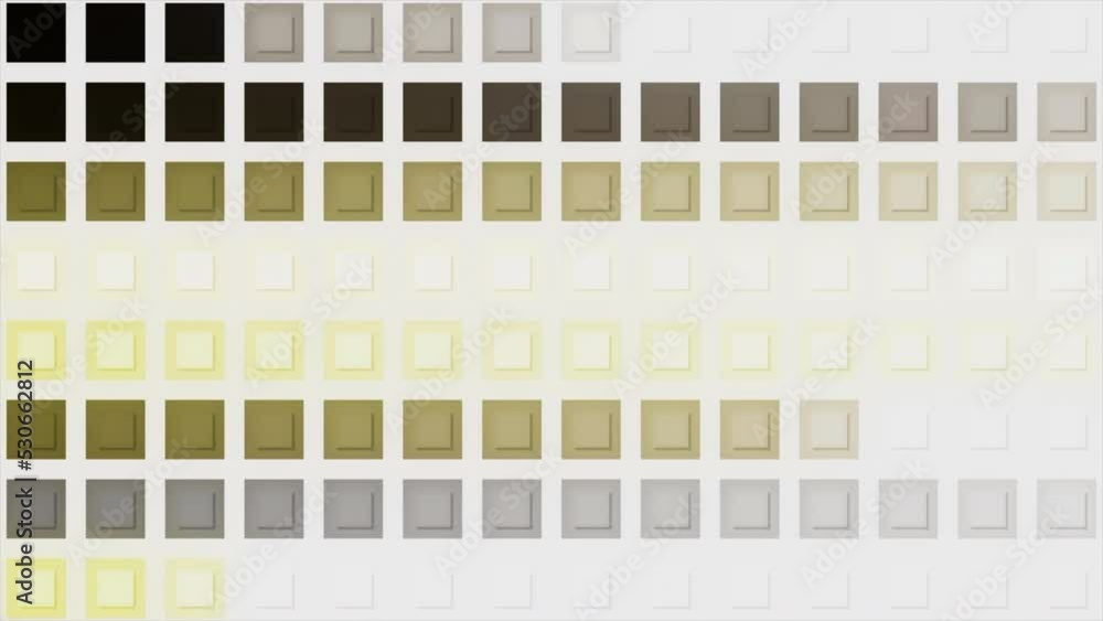 Poster animation of moving lines with square pixels. motion. lines of moving pixels on white background. re