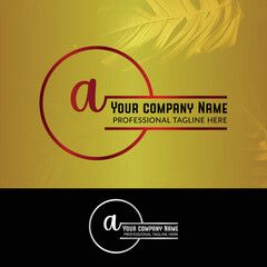 monogram letter a Logo design for your modern brand and business