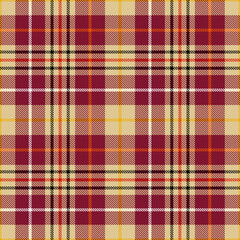 Seamless Red Tartan Pattern. Scottish Kilt Ornament.  Cage background.