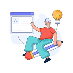 An editable flat illustration of task complete  