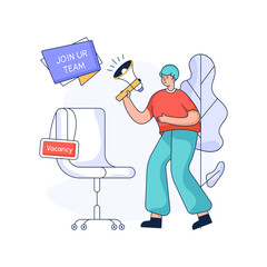 Check out flat illustration of media user 