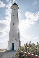 Leuchtturm im Sonnenuntergang