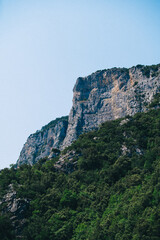 wallpaper. mountain landscape under the clear sky. High quality photo